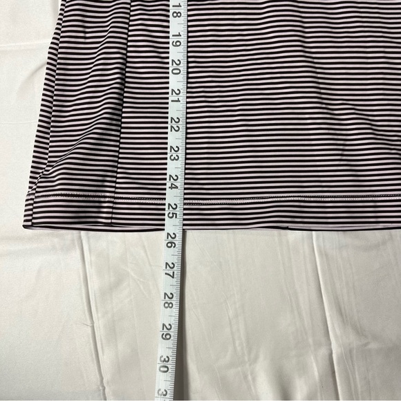 Nike Golf Tour Performance Dri-Fit Grey and pink Striped Women's 1/2 Zip - Picture 8 of 11